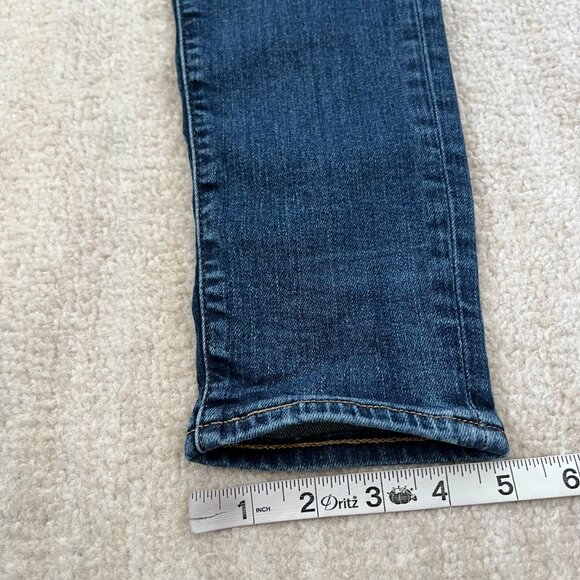 Levi’s Premium 721 High Rise Skinny Blue Jeans 28 - Picture 6 of 11